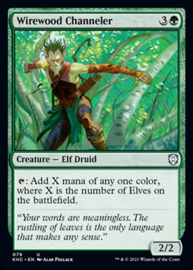 Wirewood Channeler [Kaldheim Commander] | Odin's Place