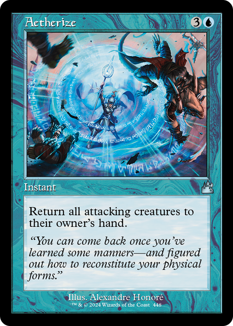 Aetherize (Retro Frame) [Ravnica Remastered] | Odin's Place