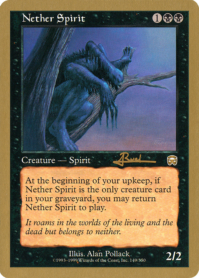 Nether Spirit (Antoine Ruel) [World Championship Decks 2001] | Odin's Place