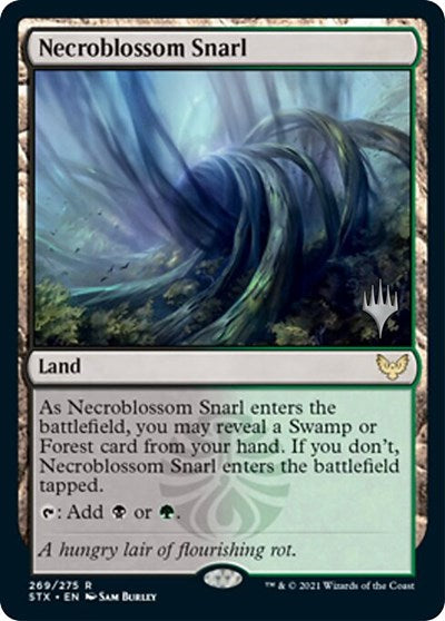 Necroblossom Snarl (Promo Pack) [Strixhaven: School of Mages Promos] | Odin's Place