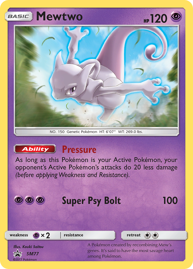 Mewtwo (SM77) [Sun & Moon: Black Star Promos] | Odin's Place