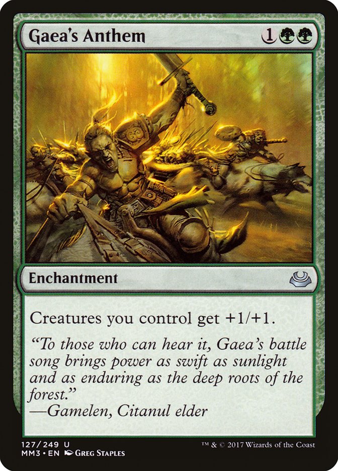 Gaea's Anthem (127) [Modern Masters 2017] | Odin's Place