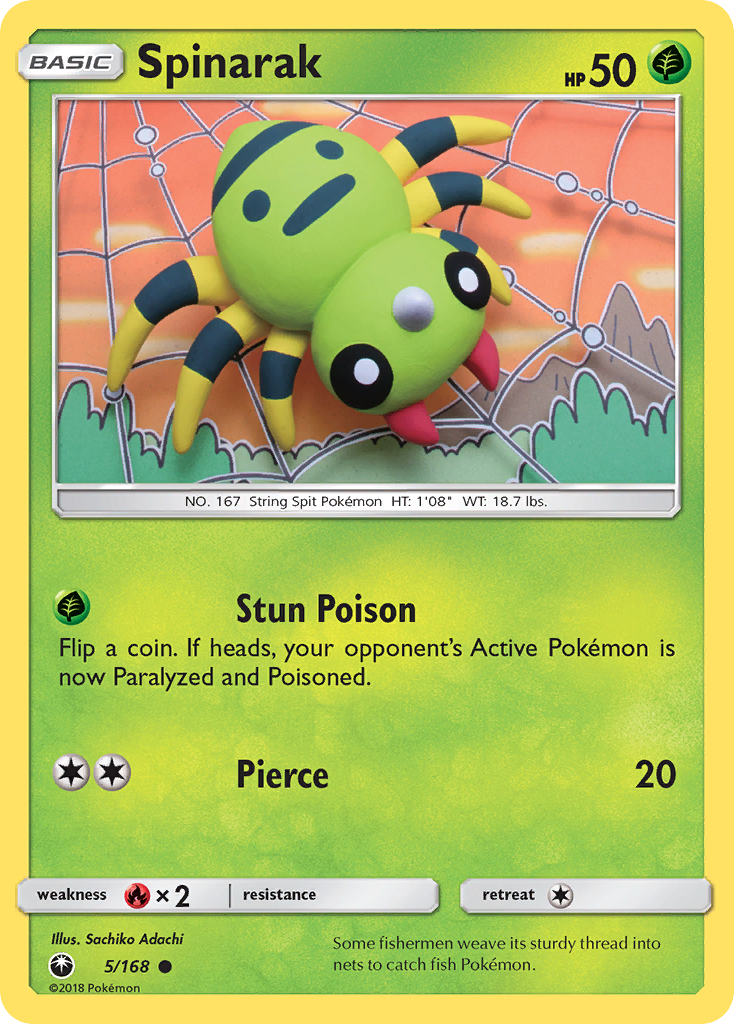 Spinarak (5/168) [Sun & Moon: Celestial Storm] | Odin's Place