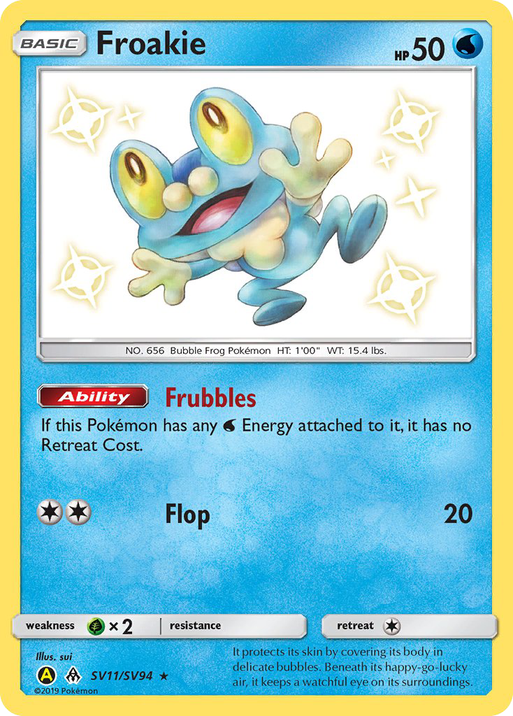 Froakie (SV11/SV94) [Sun & Moon: Hidden Fates - Shiny Vault] | Odin's Place