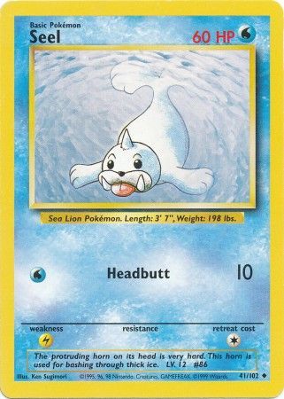 Seel (41/102) [Base Set Unlimited] | Odin's Place