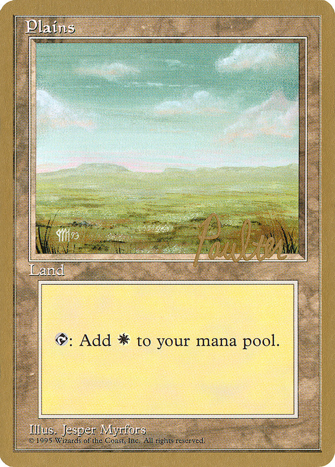 Plains (pp364) (Preston Poulter) [Pro Tour Collector Set] | Odin's Place