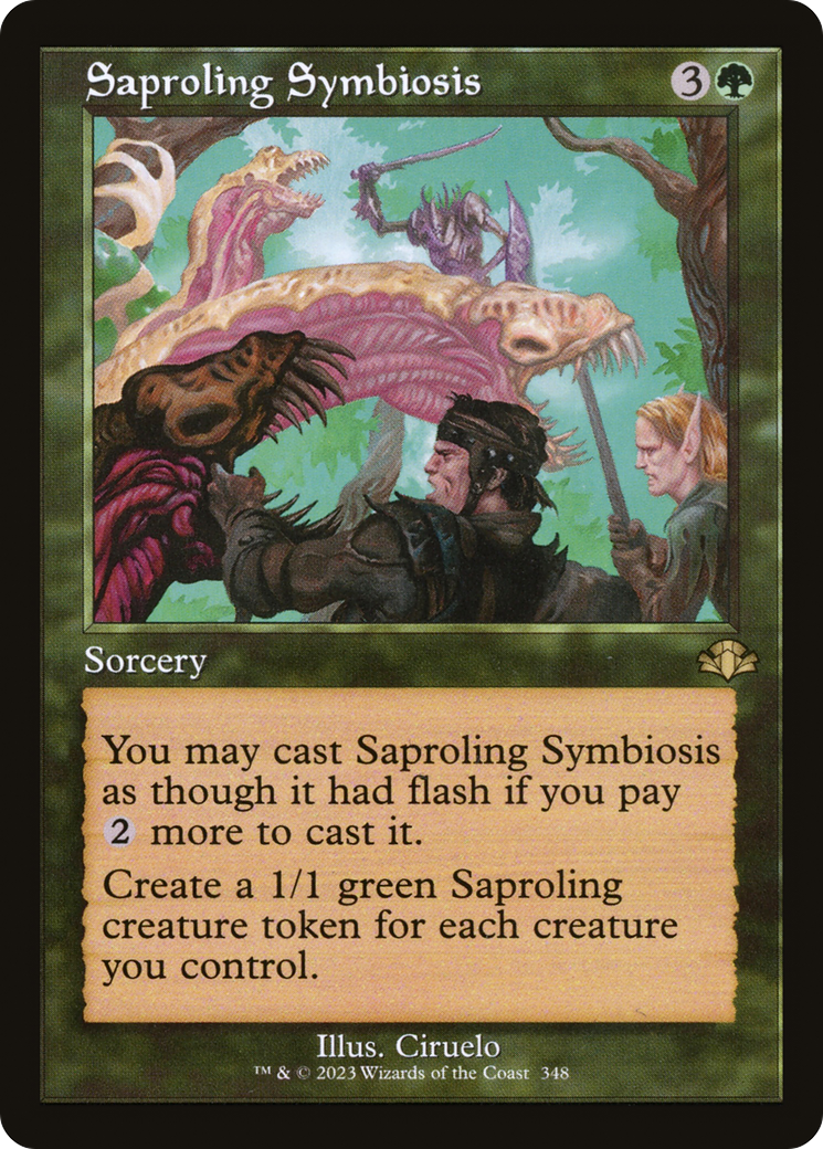 Saproling Symbiosis (Retro) [Dominaria Remastered] | Odin's Place