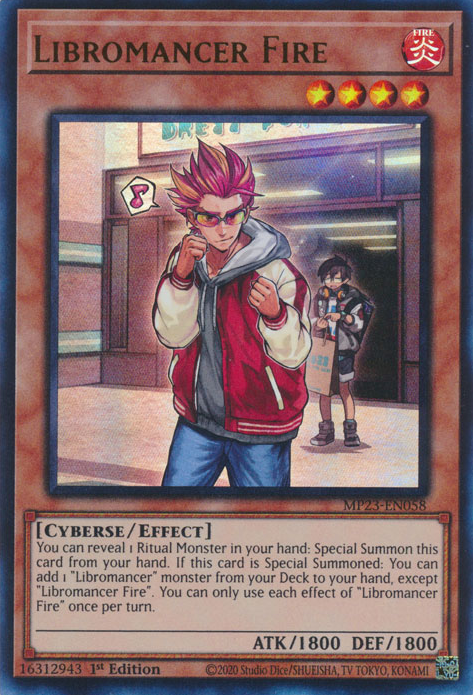Libromancer Fire [MP23-EN058] Ultra Rare | Odin's Place