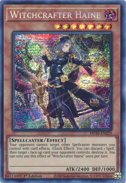 Witchcrafter Haine [MP20-EN223] Prismatic Secret Rare | Odin's Place
