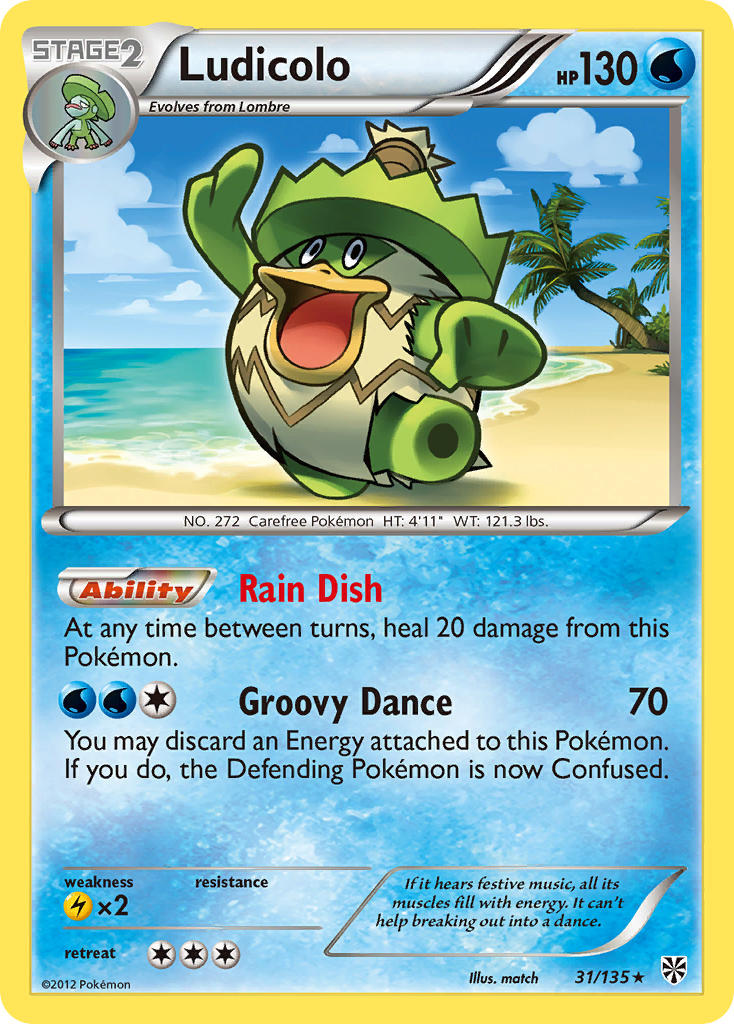 Ludicolo (31/135) [Black & White: Plasma Storm] | Odin's Place