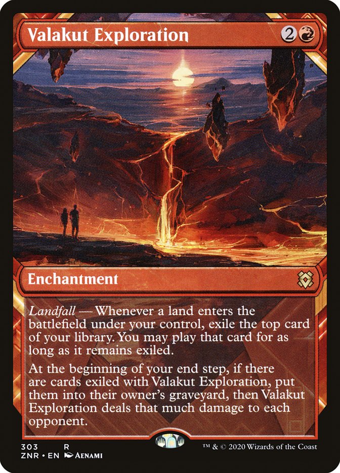 Valakut Exploration (Showcase) [Zendikar Rising] | Odin's Place