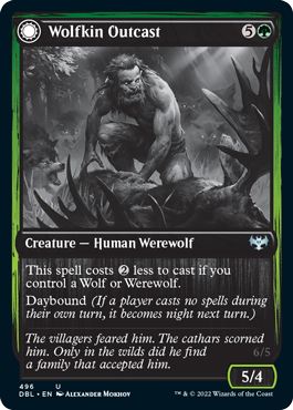 Wolfkin Outcast // Wedding Crasher [Innistrad: Double Feature] | Odin's Place