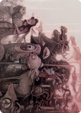 March of Burgeoning Life Art Card [Kamigawa: Neon Dynasty Art Series] | Odin's Place