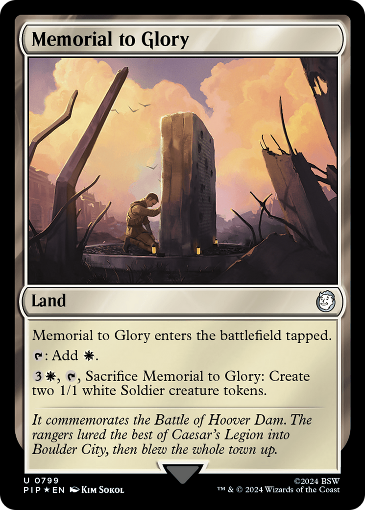 Memorial to Glory (Surge Foil) [Fallout] | Odin's Place