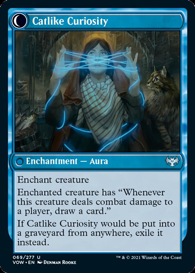 Mischievous Catgeist // Catlike Curiosity [Innistrad: Crimson Vow] | Odin's Place