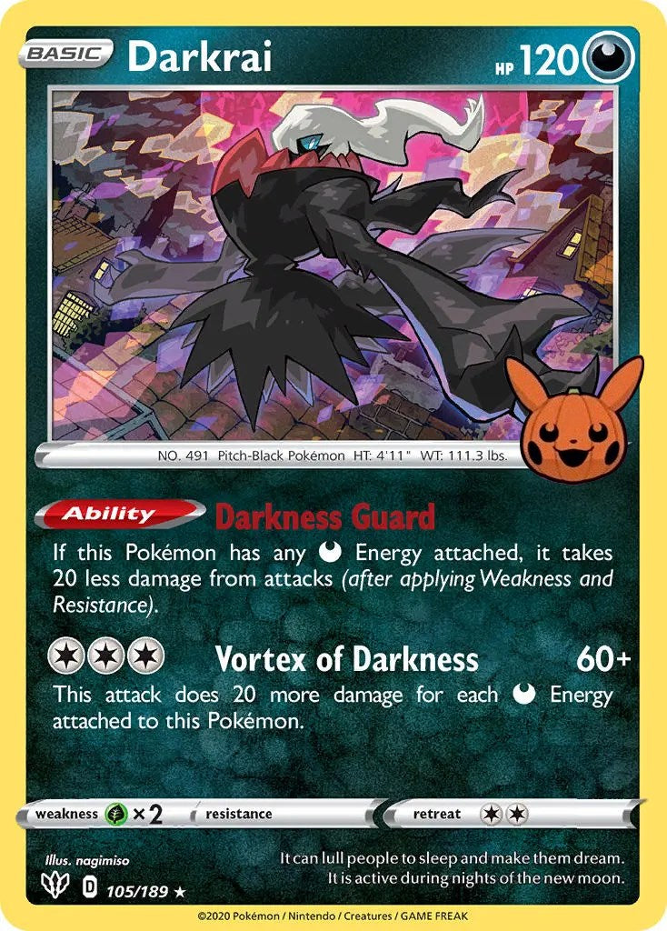 Darkrai (105/189) [Trick or Trade] | Odin's Place