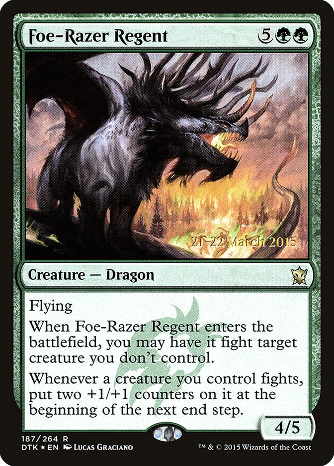 Foe-Razer Regent (187) [Dragons of Tarkir Prerelease Promos] | Odin's Place