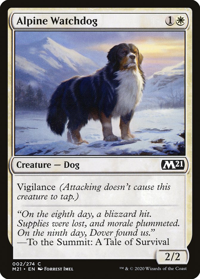 Alpine Watchdog [Core Set 2021] | Odin's Place