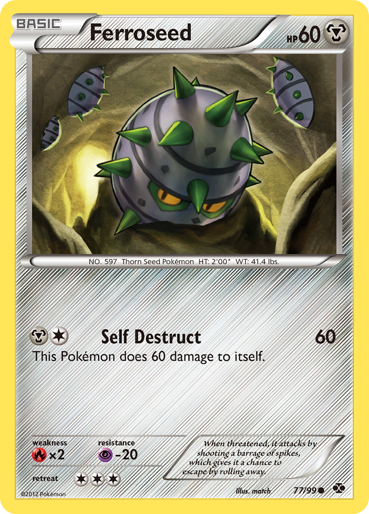 Ferroseed (77/99) [Black & White: Next Destinies] | Odin's Place