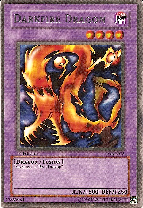 Darkfire Dragon [LOB-E015] Rare | Odin's Place