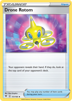 Drone Rotom (151/185) [Sword & Shield: Vivid Voltage] | Odin's Place