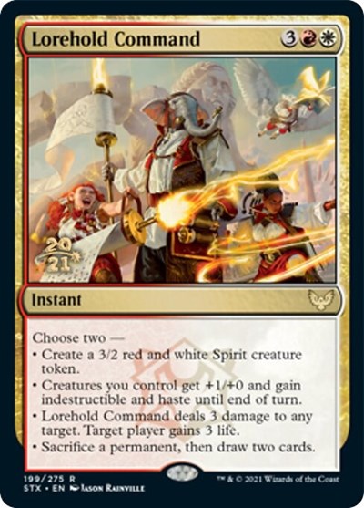 Lorehold Command [Strixhaven: School of Mages Prerelease Promos] | Odin's Place