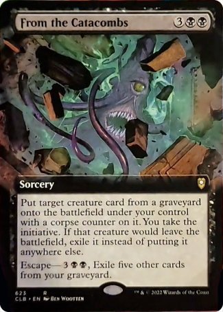 From the Catacombs (Extended Art) [Commander Legends: Battle for Baldur's Gate] | Odin's Place