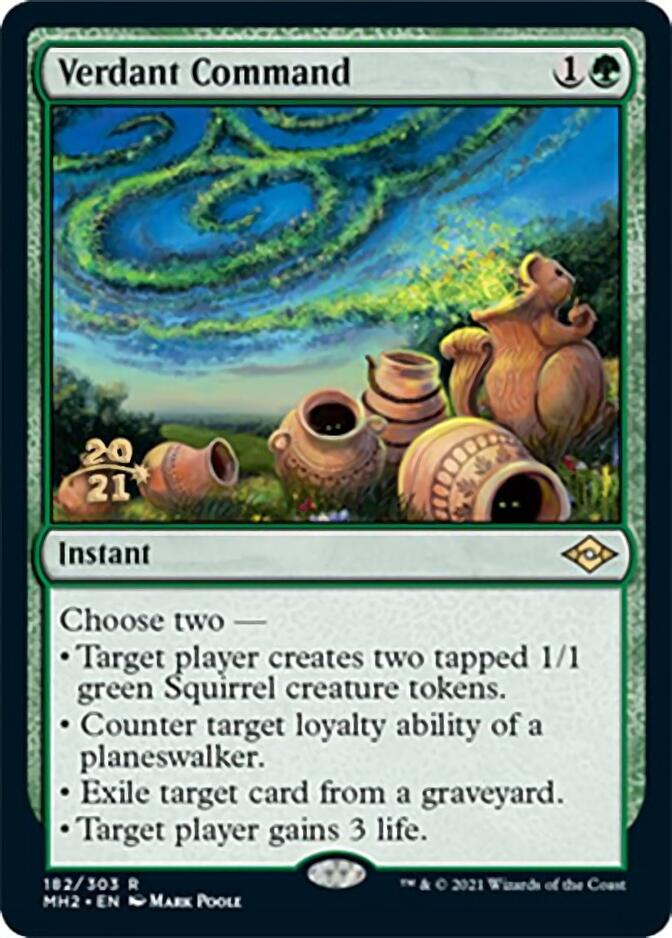 Verdant Command [Modern Horizons 2 Prerelease Promos] | Odin's Place