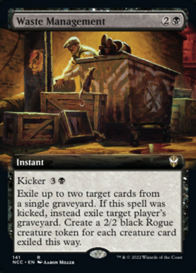Waste Management (Extended Art) [Streets of New Capenna Commander] | Odin's Place