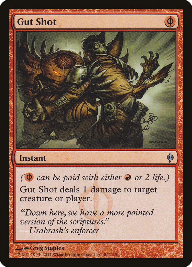 Gut Shot (86) [New Phyrexia] | Odin's Place