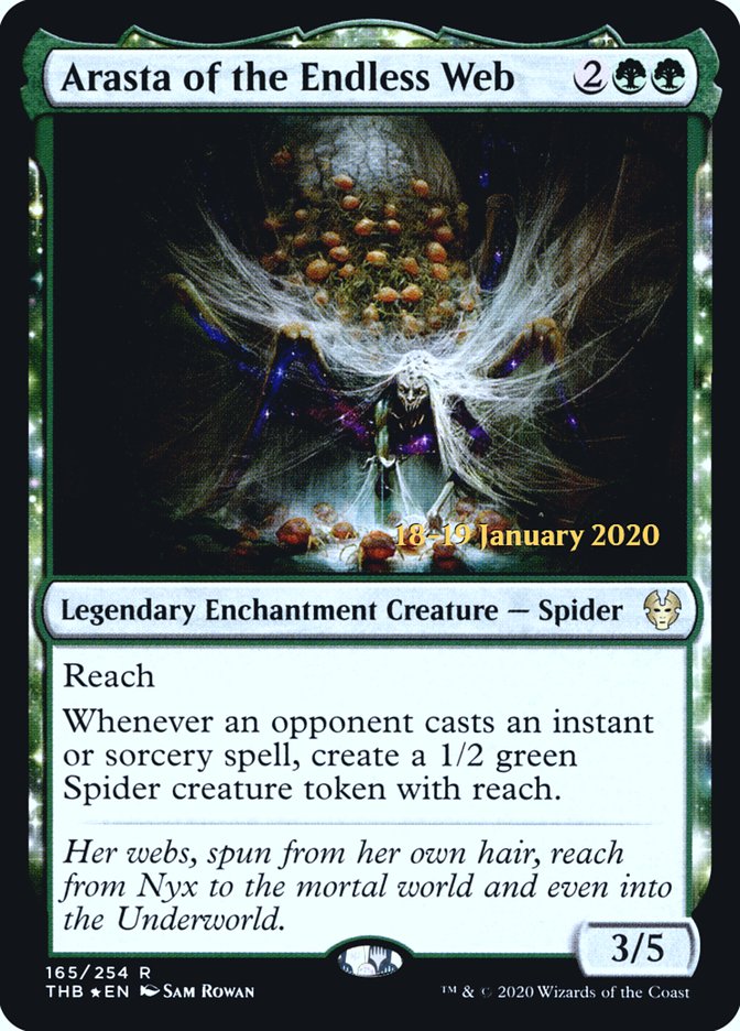 Arasta of the Endless Web [Theros Beyond Death Prerelease Promos] | Odin's Place