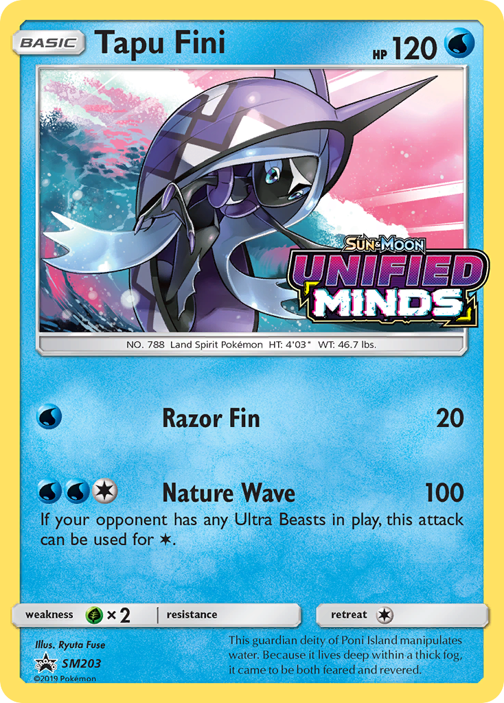 Tapu Fini (SM203) [Sun & Moon: Black Star Promos] | Odin's Place