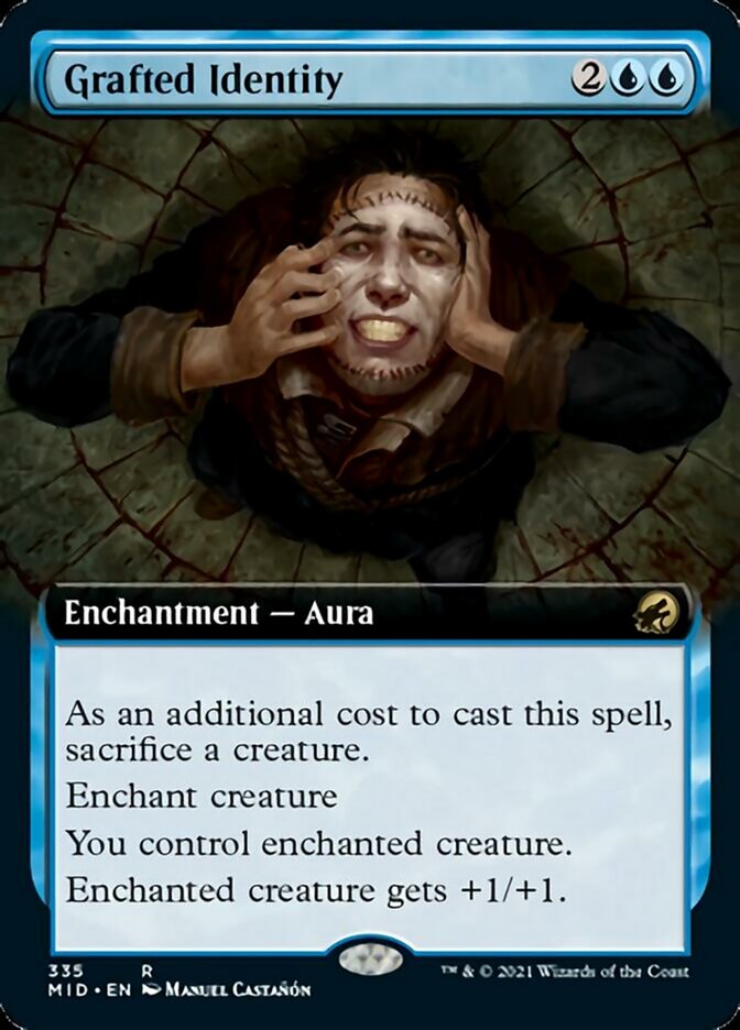 Grafted Identity (Extended Art) [Innistrad: Midnight Hunt] | Odin's Place