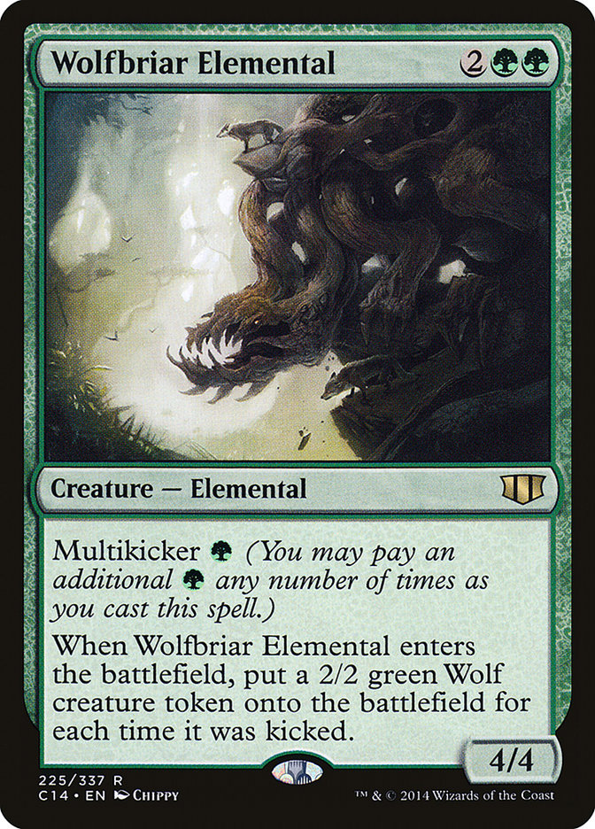 Wolfbriar Elemental (225) [Commander 2014] | Odin's Place