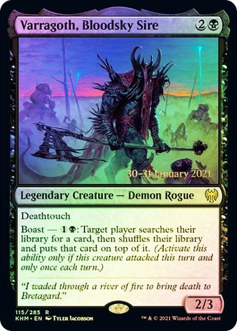 Varragoth, Bloodsky Sire [Kaldheim Prerelease Promos] | Odin's Place