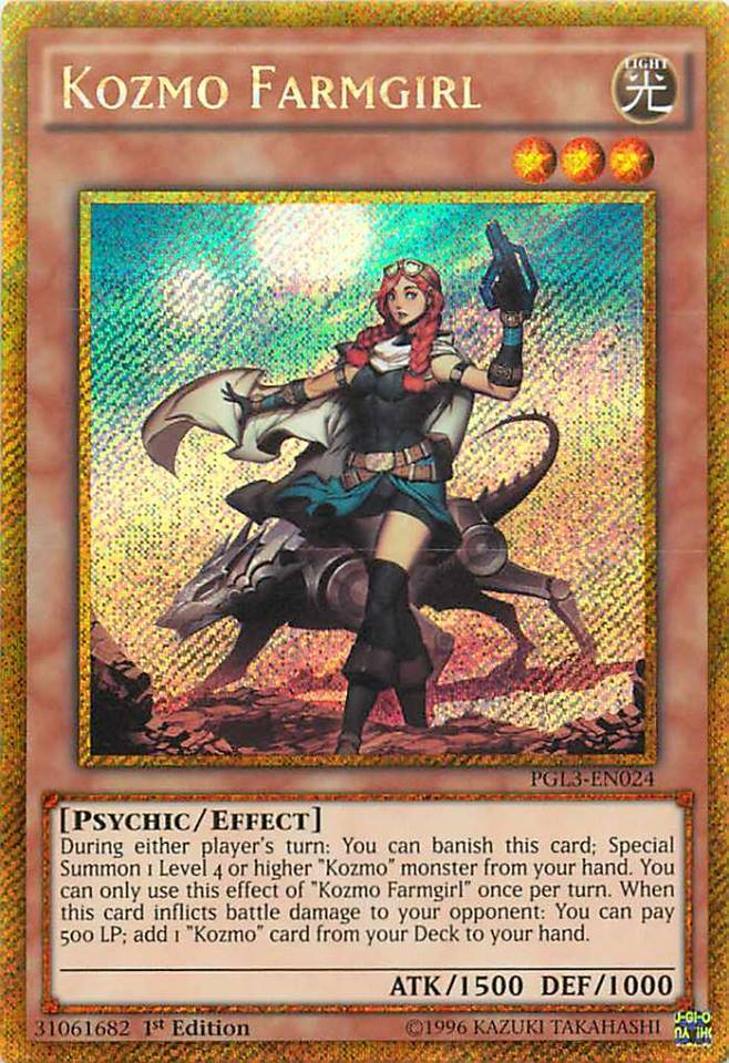Kozmo Farmgirl [PGL3-EN024] Gold Secret Rare | Odin's Place