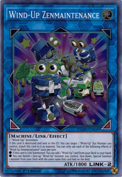 Wind-Up Zenmaintenance [FLOD-EN049] Super Rare | Odin's Place