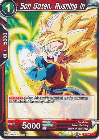 Son Goten, Rushing In (BT8-007) [Malicious Machinations] | Odin's Place