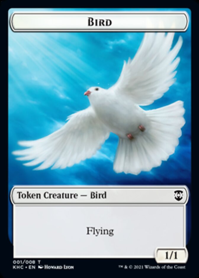 Bird Token [Kaldheim Commander Tokens] | Odin's Place