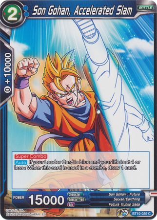 Son Gohan, Accelerated Slam (BT10-039) [Rise of the Unison Warrior] | Odin's Place