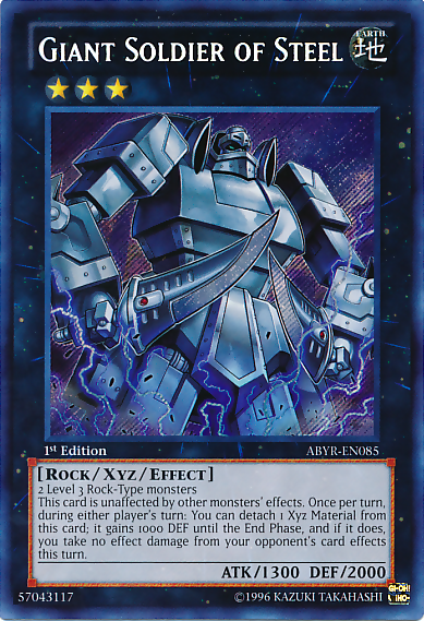 Giant Soldier of Steel [ABYR-EN085] Secret Rare | Odin's Place