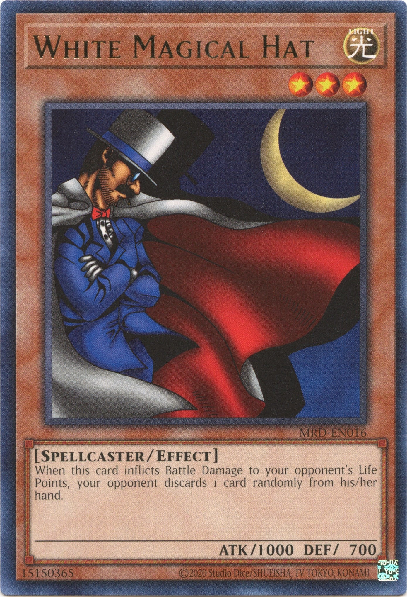 White Magical Hat (25th Anniversary) [MRD-EN016] Rare | Odin's Place