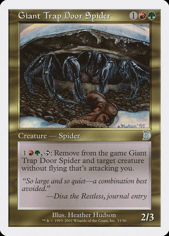 Giant Trap Door Spider (33) [Deckmasters] | Odin's Place