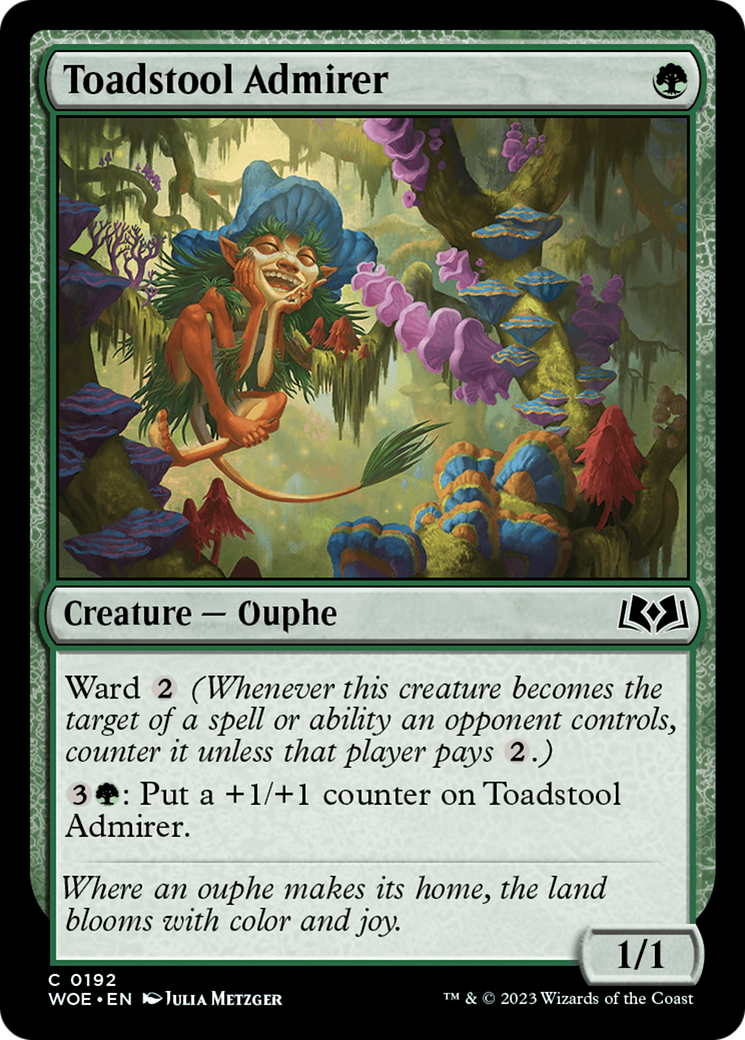 Toadstool Admirer [Wilds of Eldraine] | Odin's Place