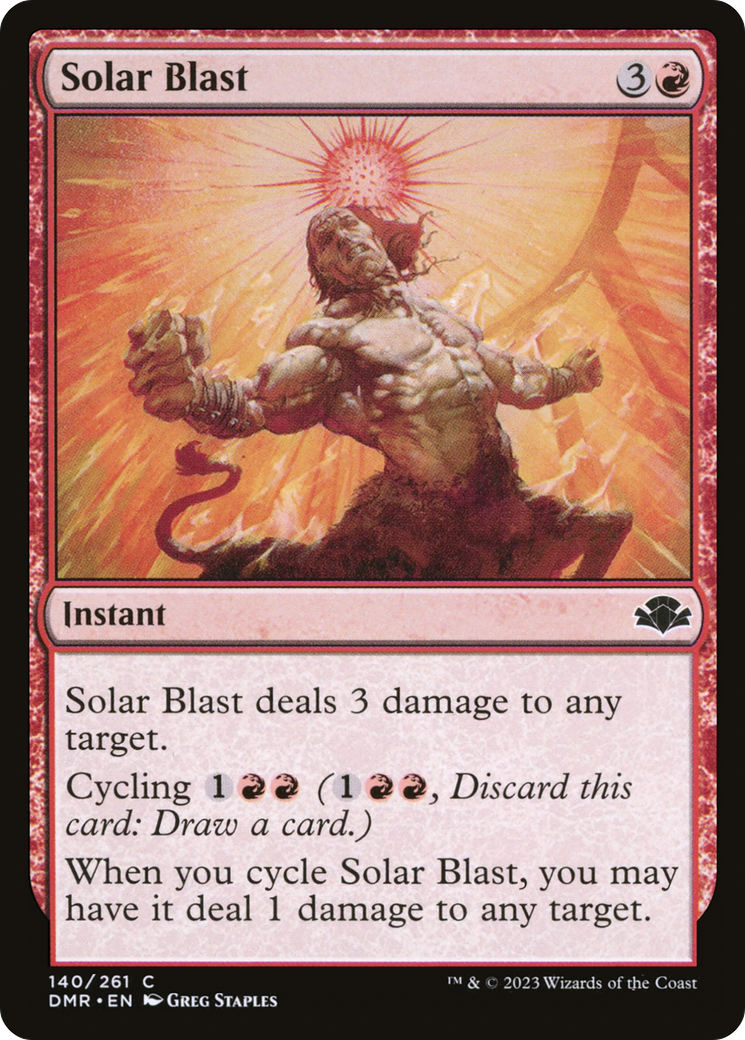 Solar Blast [Dominaria Remastered] | Odin's Place