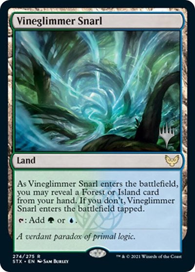 Vineglimmer Snarl (Promo Pack) [Strixhaven: School of Mages Promos] | Odin's Place