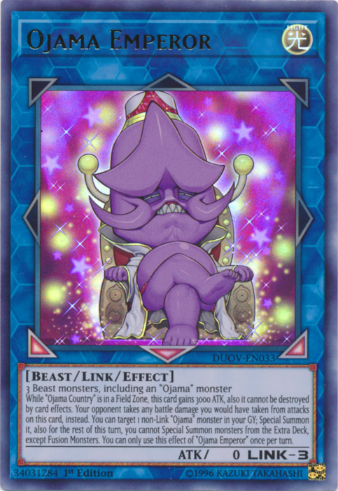 Ojama Emperor [DUOV-EN033] Ultra Rare | Odin's Place