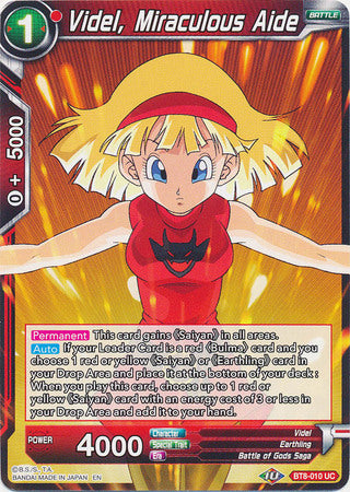 Videl, Miraculous Aide (BT8-010) [Malicious Machinations] | Odin's Place