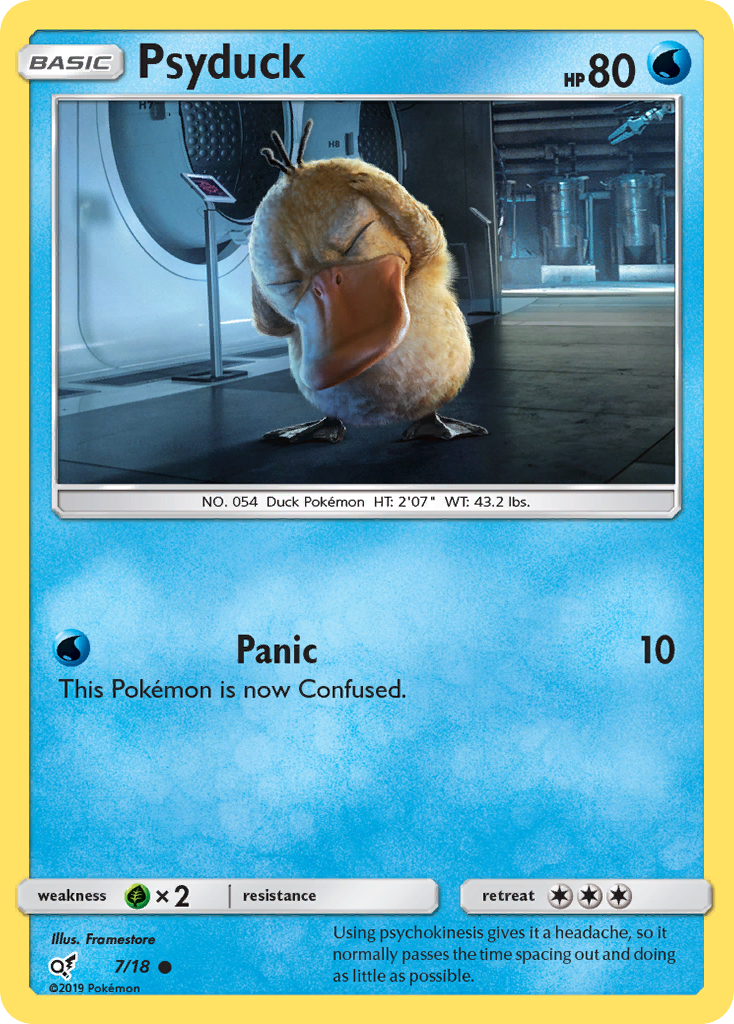 Psyduck (7/18) [Sun & Moon: Detective Pikachu] | Odin's Place