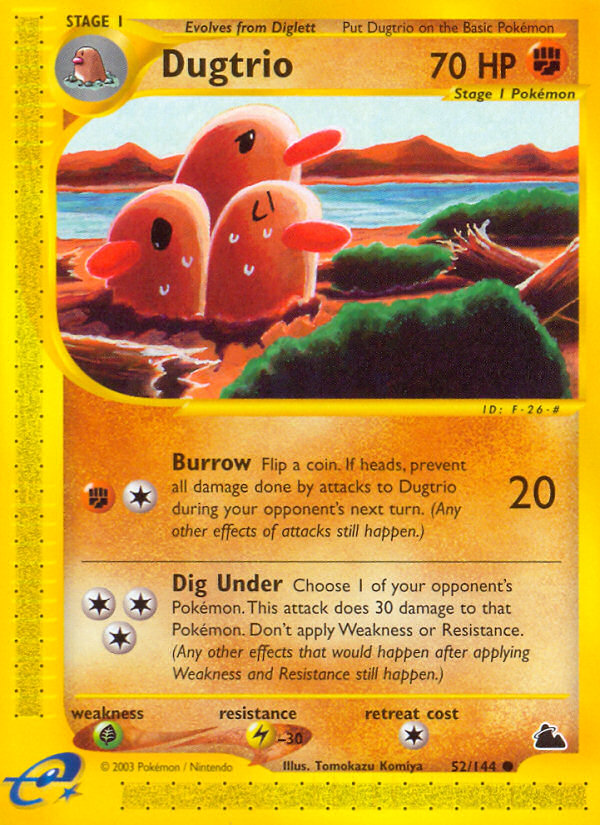 Dugtrio (52/144) [Skyridge] | Odin's Place